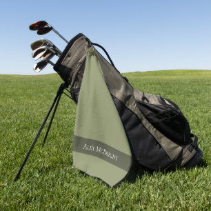 Serviette De Golf Trend Color Reed Green Golf Towel