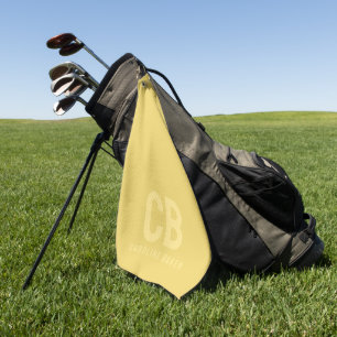Serviette De Golf Trend Color Soft Yellow Golf Towne