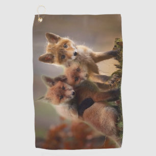 Serviette De Golf Triplets Foxy
