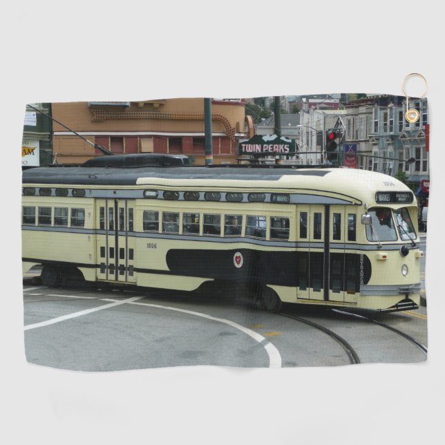 Serviette De Golf Trolley de San Francisco (Horizontal)