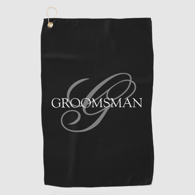 Serviette De Golf Trousse de bienvenue pour garçons d'honneur (Devant)