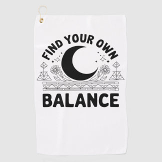 Serviette De Golf Trouver votre propre solde