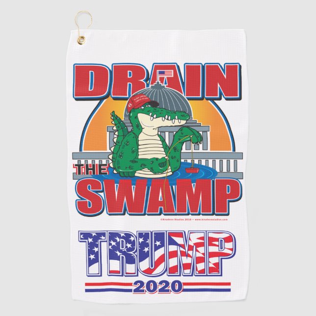 Serviette De Golf Trump 2020 en perte de vitesse (Devant)