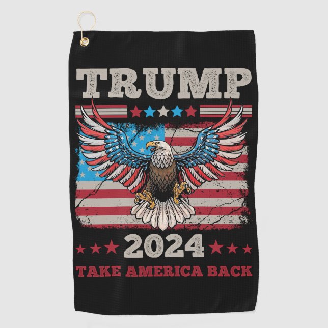 Serviette De Golf Trump 2024 (Devant)