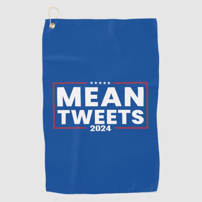 Serviette De Golf Trump 2024 Tweet Moyenne des élections (Devant)