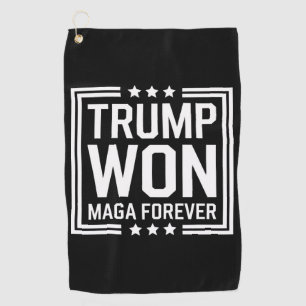 Serviette De Golf Trump a gagné la 47e élection présidentielle améri