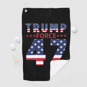 Serviette De Golf Trump Force 47