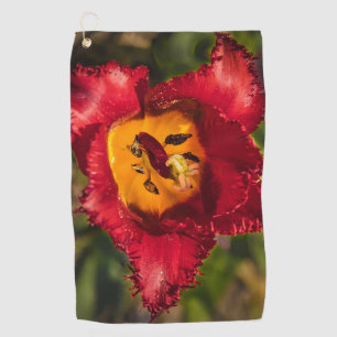 Serviette De Golf Tuliforme rouge