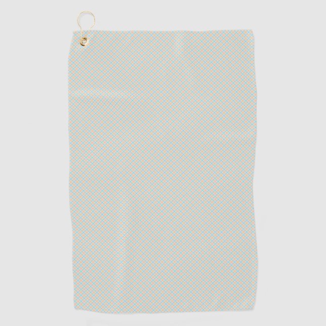 Serviette De Golf Two images of a light gray textured towel (Devant)