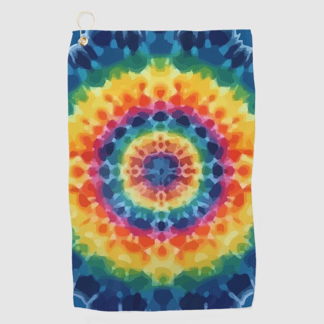 Serviette de golf Tye-Dye-4 (Devant)