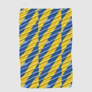 Serviette De Golf Ukraine bleue et jaune Inspiration de la paix anti