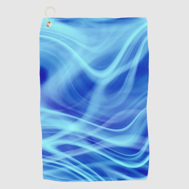 Serviette De Golf Un brouillard bleu mystique (Devant)