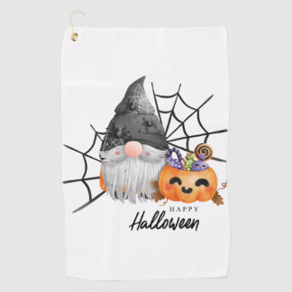 Serviette De Golf Un gnome avec un casquette sorcier