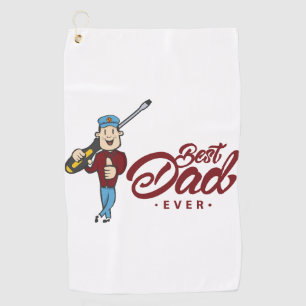 Serviette De Golf Une idée cadeau de Trou en un : Meilleur papa Serv