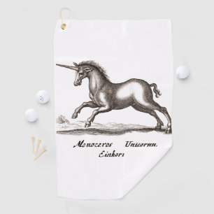 Serviette De Golf Unicorn Classic Running Magic Woodland Créature
