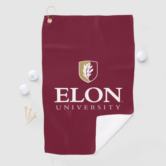 Serviette De Golf Université Elon (En situation)