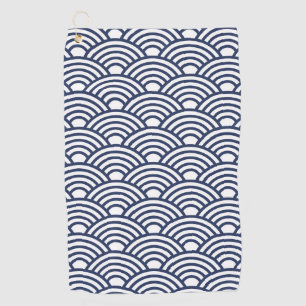 Serviette De Golf Vagues Seigaiha japonaises antiques