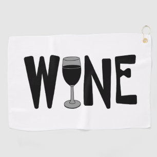 Serviette De Golf Verre à vin
