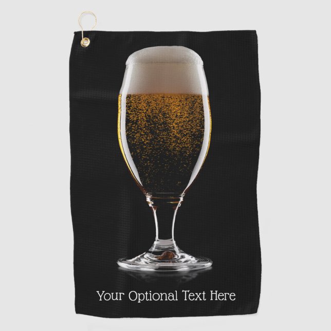 Serviette De Golf Verre de la bière (Devant)