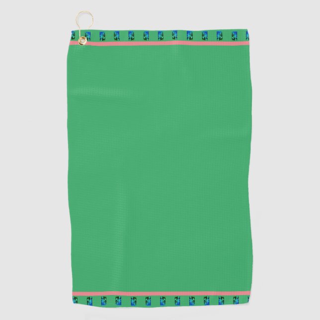 Serviette De Golf Vert (Devant)