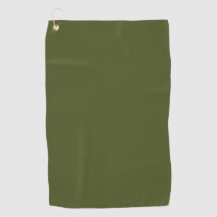 Serviette De Golf Vert de l'armée (couleur solide)