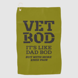 Serviette De Golf Vet Bod It’s Like Dad Bod But With More Knee Pain