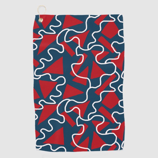 Serviette De Golf Vêtements de sport vintage  (Devant)