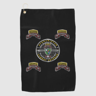 Serviette De Golf Vétéran du 75e régiment de rangers en Afghanistan