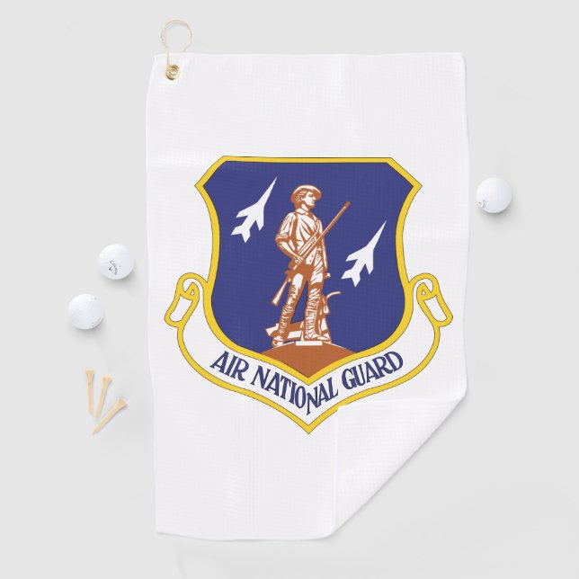Serviette De Golf Vétéran militaire de l'armée de l'air (En situation)
