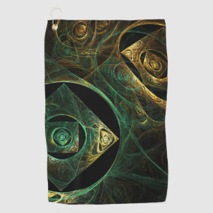 Serviette De Golf Vibrations magiques Art Abstrait