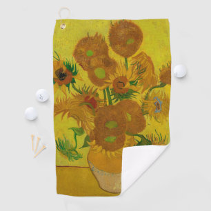 Serviette De Golf Vincent Van Gogh 15 Tournesols Peinture