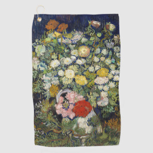 Serviette De Golf Vincent van Gogh - Bouquet de fleurs dans un vase