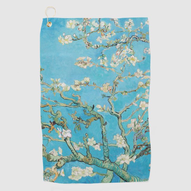 Serviette De Golf Vincent van Gogh - Fleur d'amandes (Devant)