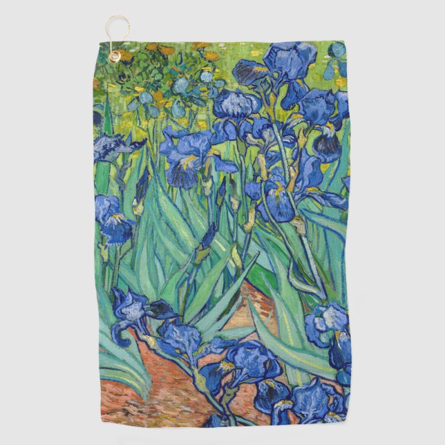Serviette De Golf Vincent Van Gogh - Irises (Devant)