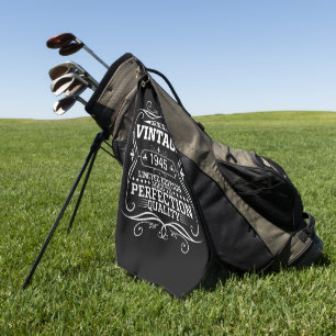 Serviette De Golf Vintage 1945 80e anniversaire Vieilli à la perfect