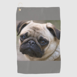 Serviette De Golf Visage doux de carlin