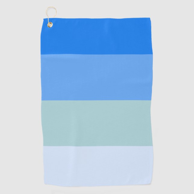 Serviette De Golf Voiture Blue Stripes (Devant)