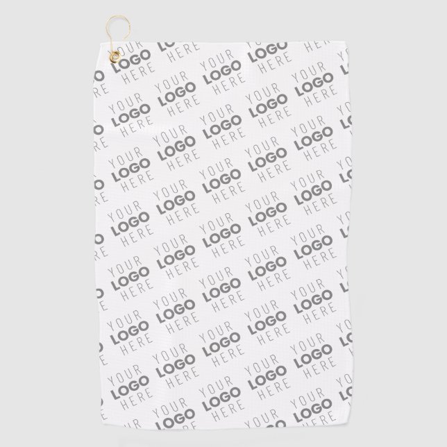 Serviette De Golf Votre image/logo éclairé automatiquement + Motif (Devant)