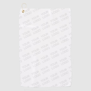 Serviette De Golf Votre logo s'allège automatiquement et se répète