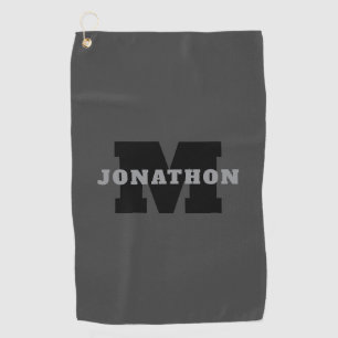 Serviette De Golf Votre nom ou nom commercial   Masculine moderne Gr
