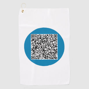 Serviette De Golf Votre QR Code Scan Info Golf Serviette Couleurs pe
