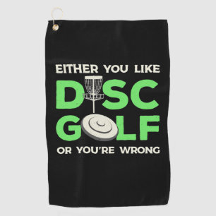 Serviette De Golf Vous Aimez Disk Golf