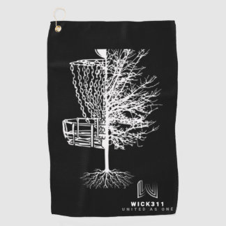 Serviette De Golf Wick 311 Arbre de vie Disque Golf Towel