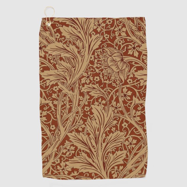Serviette De Golf William Morris Arcadia Floral Garden Fleur Classiq (Devant)