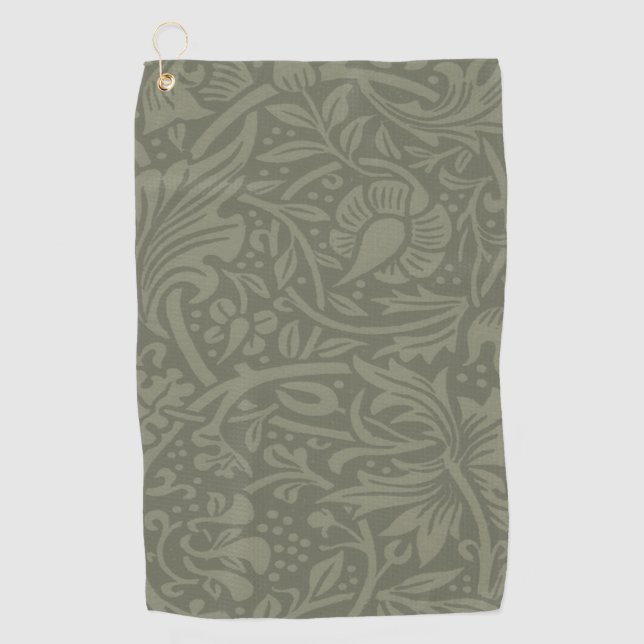Serviette De Golf William Morris Daffodil Papier peint floral (Devant)