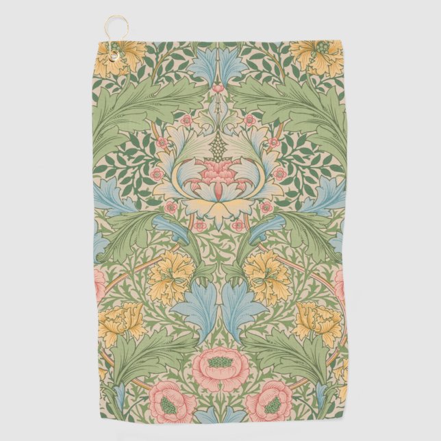 Serviette De Golf William Morris Fleur de Myrte Floral Botanique (Devant)