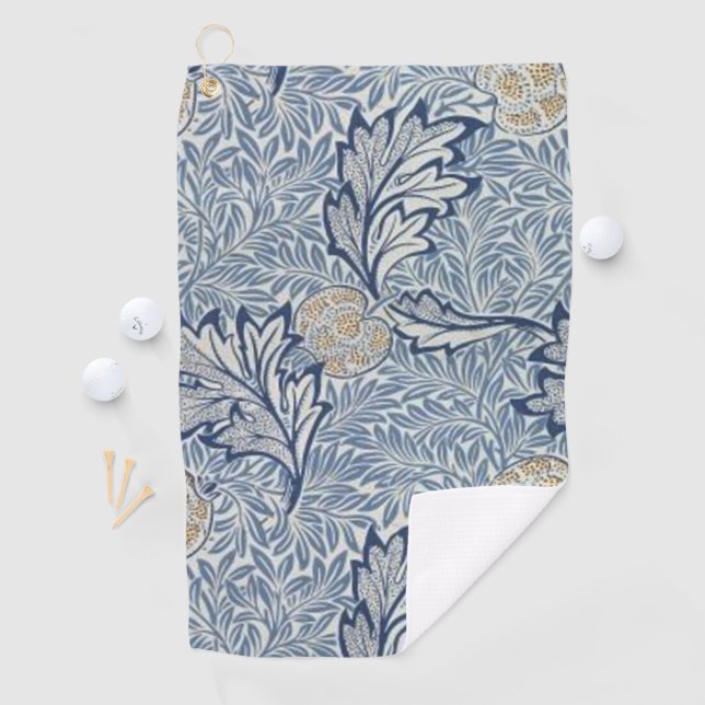 Serviette De Golf William Morris Flower Floral Design (En situation)