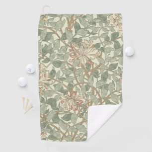Serviette De Golf William Morris Honeysuckle Vert Floral