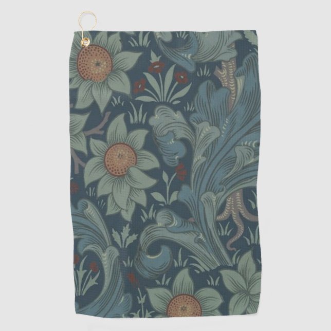 Serviette De Golf William Morris Orchard Art Motif (Devant)