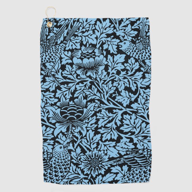 Serviette De Golf William Morris Particularités Florales Anénome d'o (Devant)